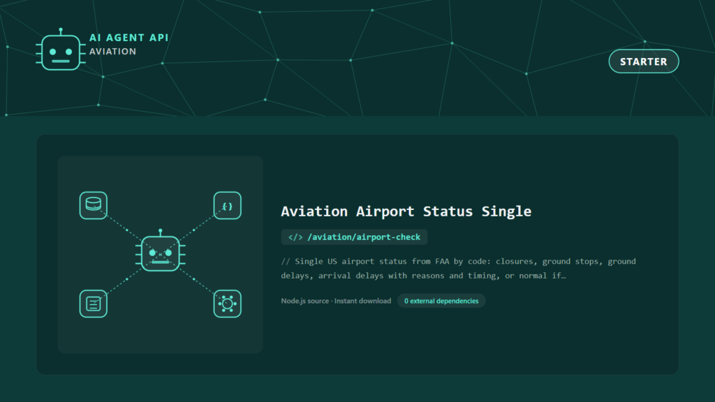 Aviation Airport Status Single