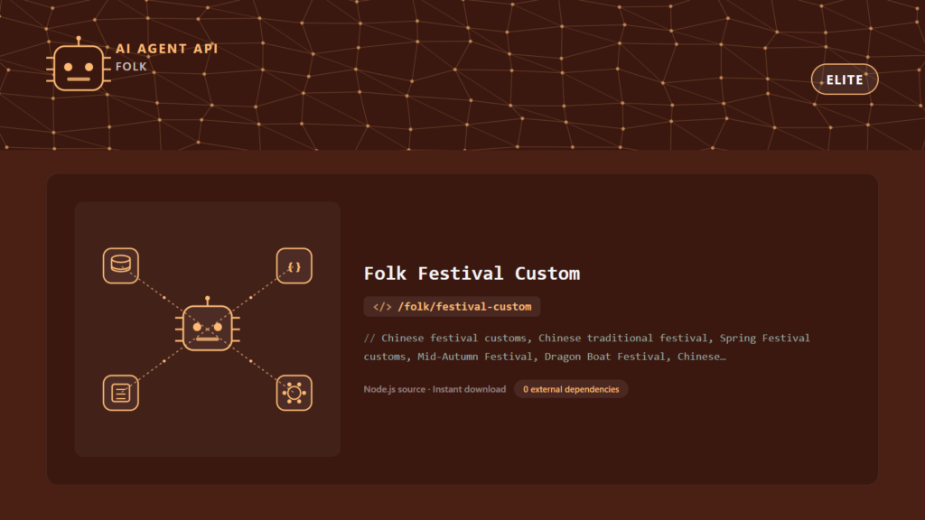Folk Festival Custom