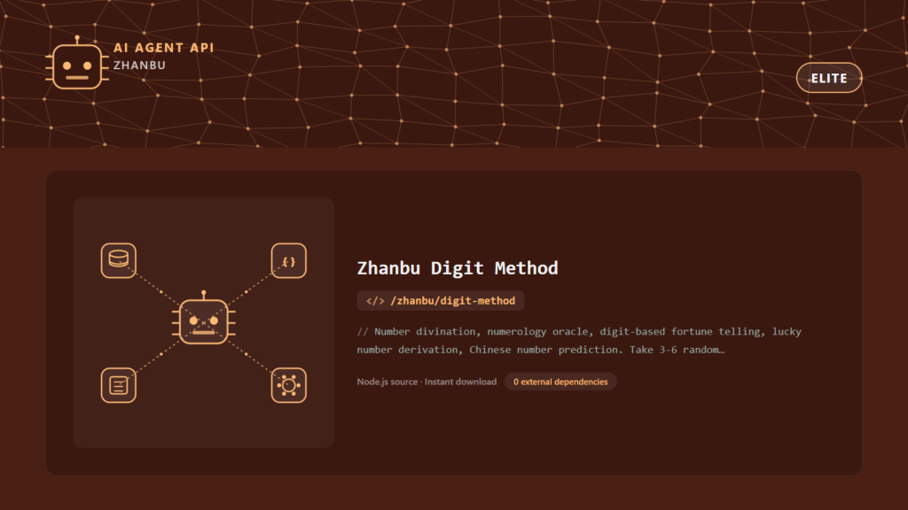 Zhanbu Digit Method